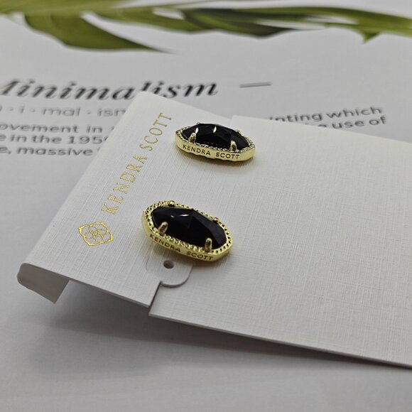 Kendra Scott gold stud earrings - Picture 3 of 3